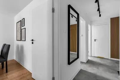 Plan piętra w obiekcie Saska Kępa Apt - 54m2, Two Bedrooms - by Rentujemy