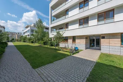 Budynek, w którym mieści się apartament