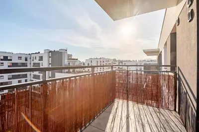 Balkon lub taras w obiekcie Cosy home with a comfy work space - BOOK IT WARSAW