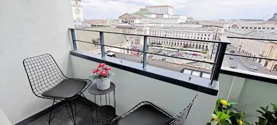Balkon lub taras w obiekcie Labo Apartment Plac Teatralny