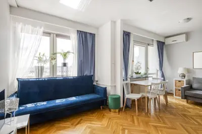 Część wypoczynkowa w obiekcie Labo Apartment Plac Teatralny