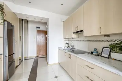 Kuchnia lub aneks kuchenny w obiekcie Labo Apartment Plac Teatralny