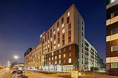 Budynek, w którym mieści się apartament