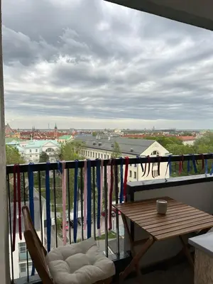 Balkon lub taras w obiekcie Apartament Warszawa Centrum Stare Miasto