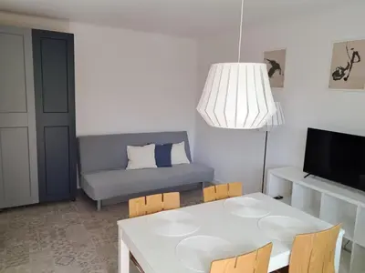 Część wypoczynkowa w obiekcie Bonifacy Apartment