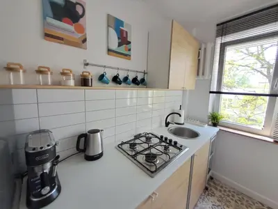 Kuchnia lub aneks kuchenny w obiekcie Bonifacy Apartment