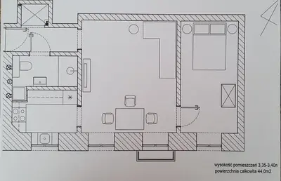 Plan piętra w obiekcie Varsovia Lux Suite