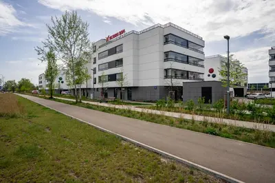 Budynek, w którym mieści się apartament