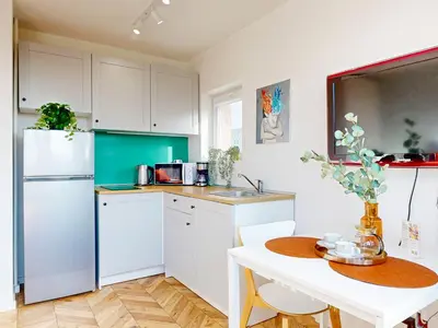 Kuchnia lub aneks kuchenny w obiekcie Greenline Studio Best Location City Center