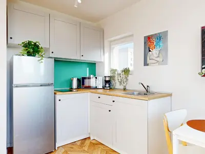 Kuchnia lub aneks kuchenny w obiekcie Greenline Studio Best Location City Center