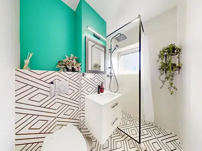 Łazienka w obiekcie Greenline Studio Best Location City Center