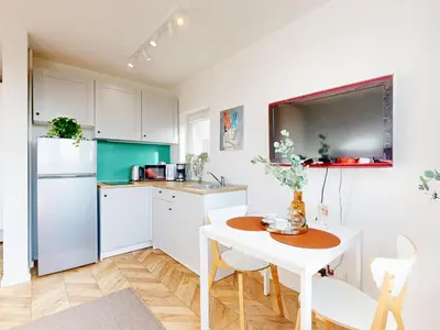 Kuchnia lub aneks kuchenny w obiekcie Greenline Studio Best Location City Center