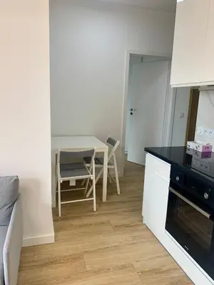 Kuchnia lub aneks kuchenny w obiekcie Mei Apartment near Chopin Airport Warsaw
