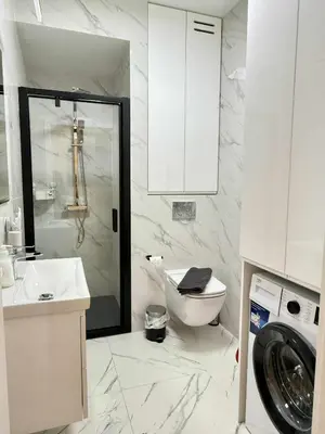 Łazienka w obiekcie Mei Apartment near Chopin Airport Warsaw