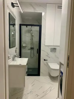 Łazienka w obiekcie Mei Apartment near Chopin Airport Warsaw