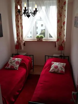 Łóżko lub łóżka w pokoju w obiekcie Warsaw Kredytowa Apartment