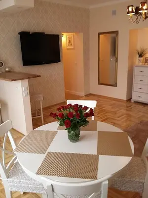 Telewizja i/lub zestaw kina domowego w obiekcie Warsaw Kredytowa Apartment