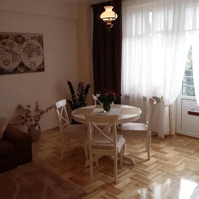 Część wypoczynkowa w obiekcie Warsaw Kredytowa Apartment