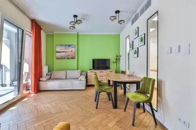 Część wypoczynkowa w obiekcie Kasprzaka 29 Wola Tower By Perfect Apart 414