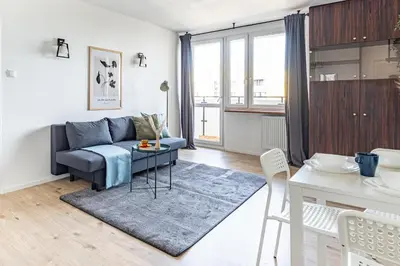 Część wypoczynkowa w obiekcie Igańska Apt 65 SuperApart - Blisko Stadionu Narodowego