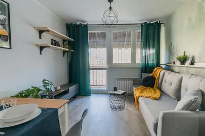 Część wypoczynkowa w obiekcie Close-Central Warsaw Apartment - Great Location - City Center - #O5