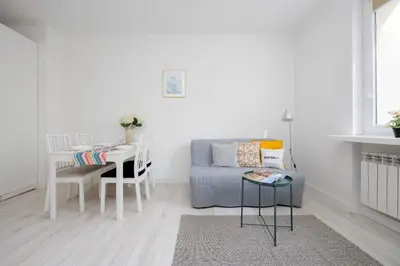 Część wypoczynkowa w obiekcie Chrzanowskiego 7 Bright Pet Friendly Apartment by Noclegi Renters