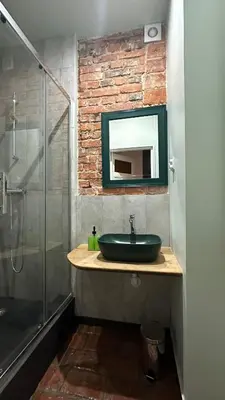 Łazienka w obiekcie Kamienica Śródmieście Apartament 18B