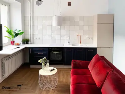 Część wypoczynkowa w obiekcie Designer' s Apartament by City Center, AIR CONDITION