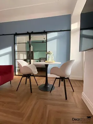 Część wypoczynkowa w obiekcie Designer' s Apartament by City Center, AIR CONDITION