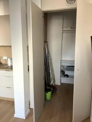 Kuchnia lub aneks kuchenny w obiekcie Cozy Apartment Penthouse Praga Kamionek