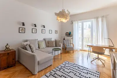 Część wypoczynkowa w obiekcie Warsaw Concierge Paryska