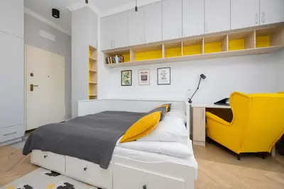 Plan piętra w obiekcie Targowa Bright Studio Close to PGE by Noclegi Renters