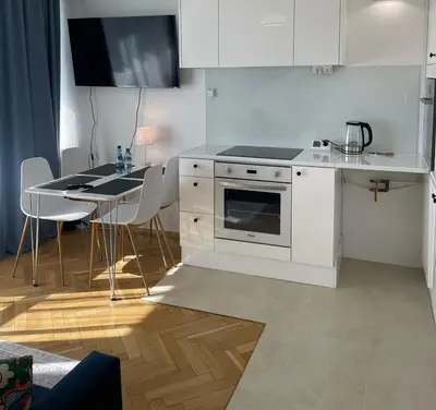 Kuchnia lub aneks kuchenny w obiekcie Polna Prime Apartment By Politechnika
