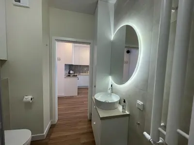 Kuchnia lub aneks kuchenny w obiekcie Dzielna Prime Apartment