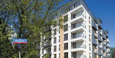 Budynek, w którym mieści się apartament