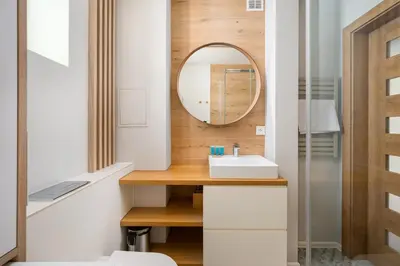 Łazienka w obiekcie Rondo Wiatraczna Stylish Apartment by BookingHost