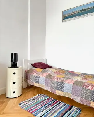 Część wypoczynkowa w obiekcie Moon River apartment in Warsaw premium location close to metro