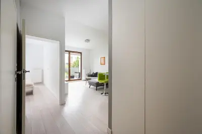 Część wypoczynkowa w obiekcie Royal Wilanów Boutique Apartment by BookingHost