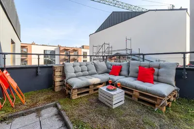 Część wypoczynkowa w obiekcie Lumina 3-room apart with large terrace
