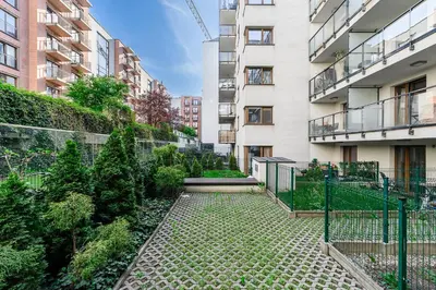 Budynek, w którym mieści się apartament