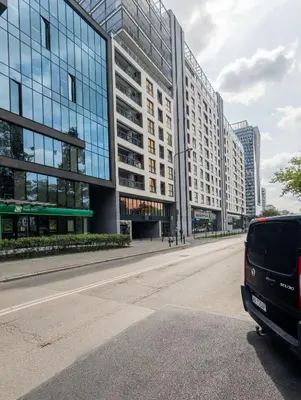 Budynek, w którym mieści się apartament