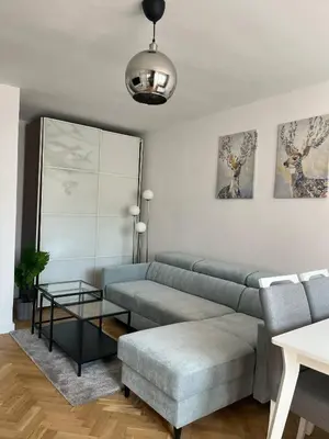 Część wypoczynkowa w obiekcie Apartment on city center near to zlote tarasy with perfect view and Parking by P&M