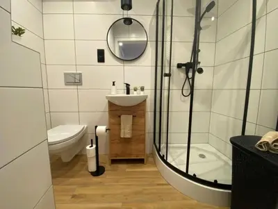 Łazienka w obiekcie Apartament na Kruczej