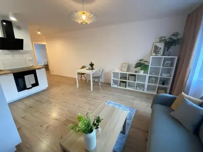 Kuchnia lub aneks kuchenny w obiekcie Apartament na Kruczej