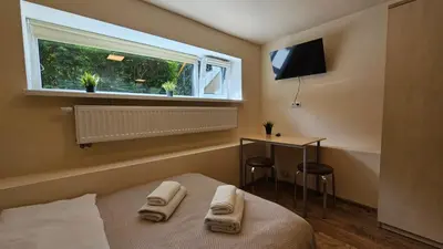 Telewizja i/lub zestaw kina domowego w obiekcie Batorego 16 Comfort Studio