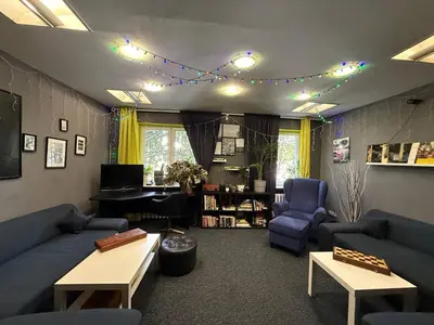 Część wypoczynkowa w obiekcie Team Hostel