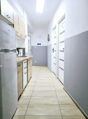 Kuchnia lub aneks kuchenny w obiekcie Rent Warszawa Ursynów