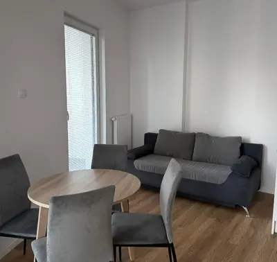 Część wypoczynkowa w obiekcie Kasprzaka 29 I Wola Tower I Apartament Rodzinny I By Perfect Apart