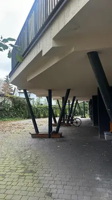 Budynek, w którym mieści się apartament