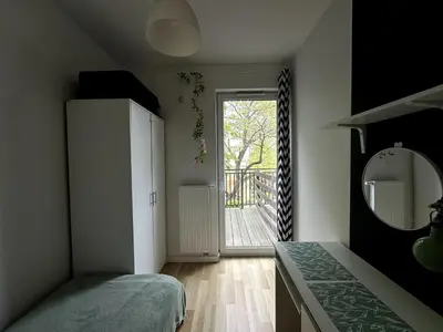 Łóżko lub łóżka w pokoju w obiekcie Mobile Room for Summer